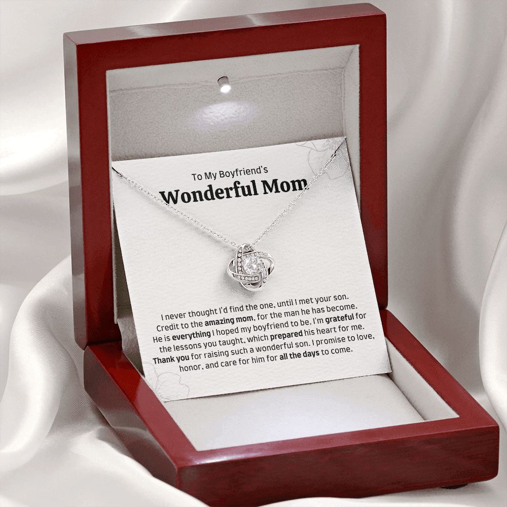 To My Boyfriend's Mom Necklace, Sentimental Mother's Day Gift, I Never Thought I'd Find the One