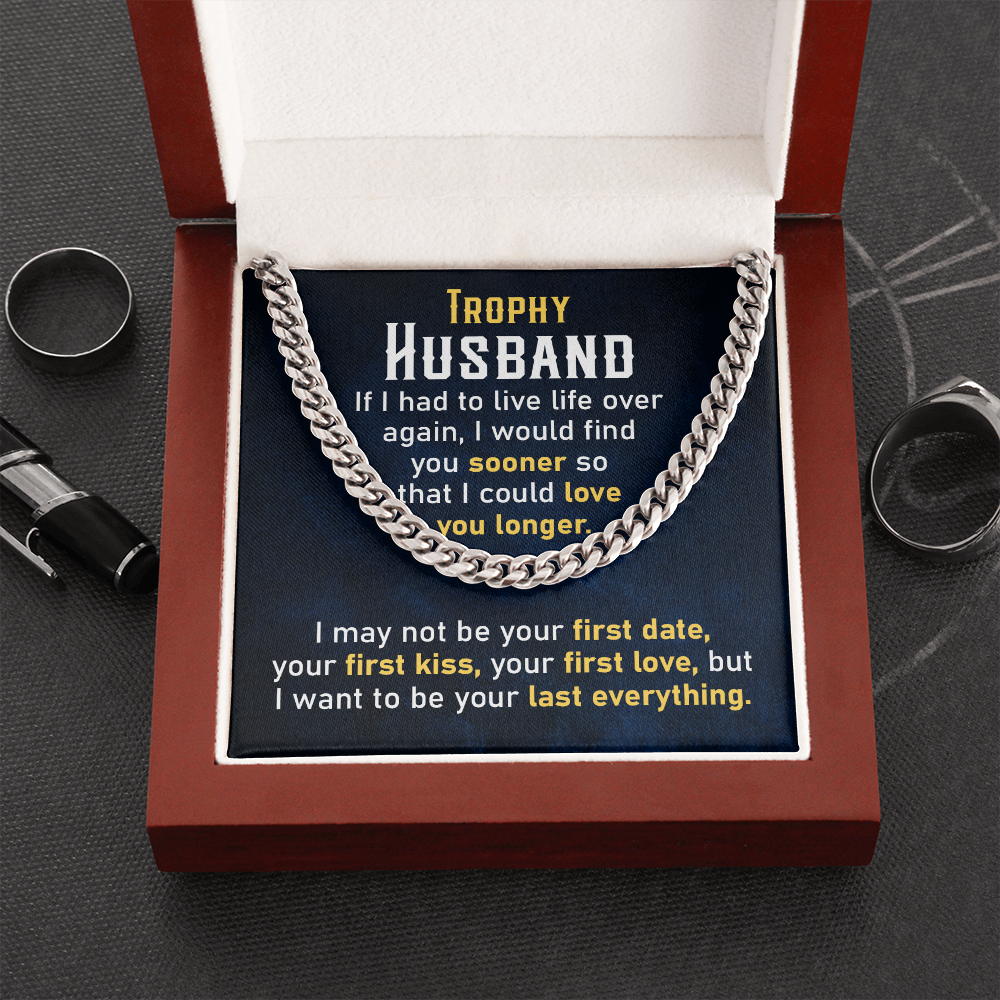 Trophy Hunting Husband Gift, Romantic Gift for Him, Fishing Husband Bi –  globrightjewelry