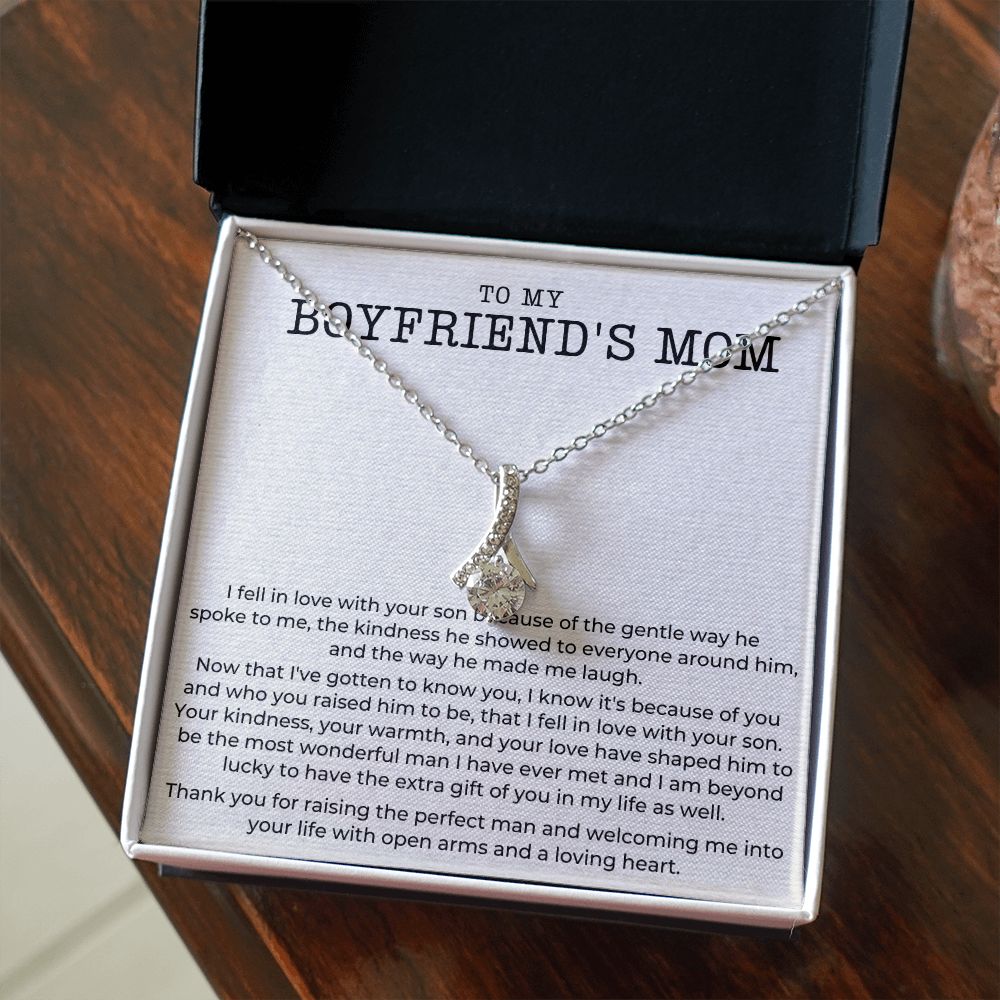 Boyfriend's Mom Gift, To My Boyfriend's Mom Christmas Gifts, To My Boy –  globrightjewelry