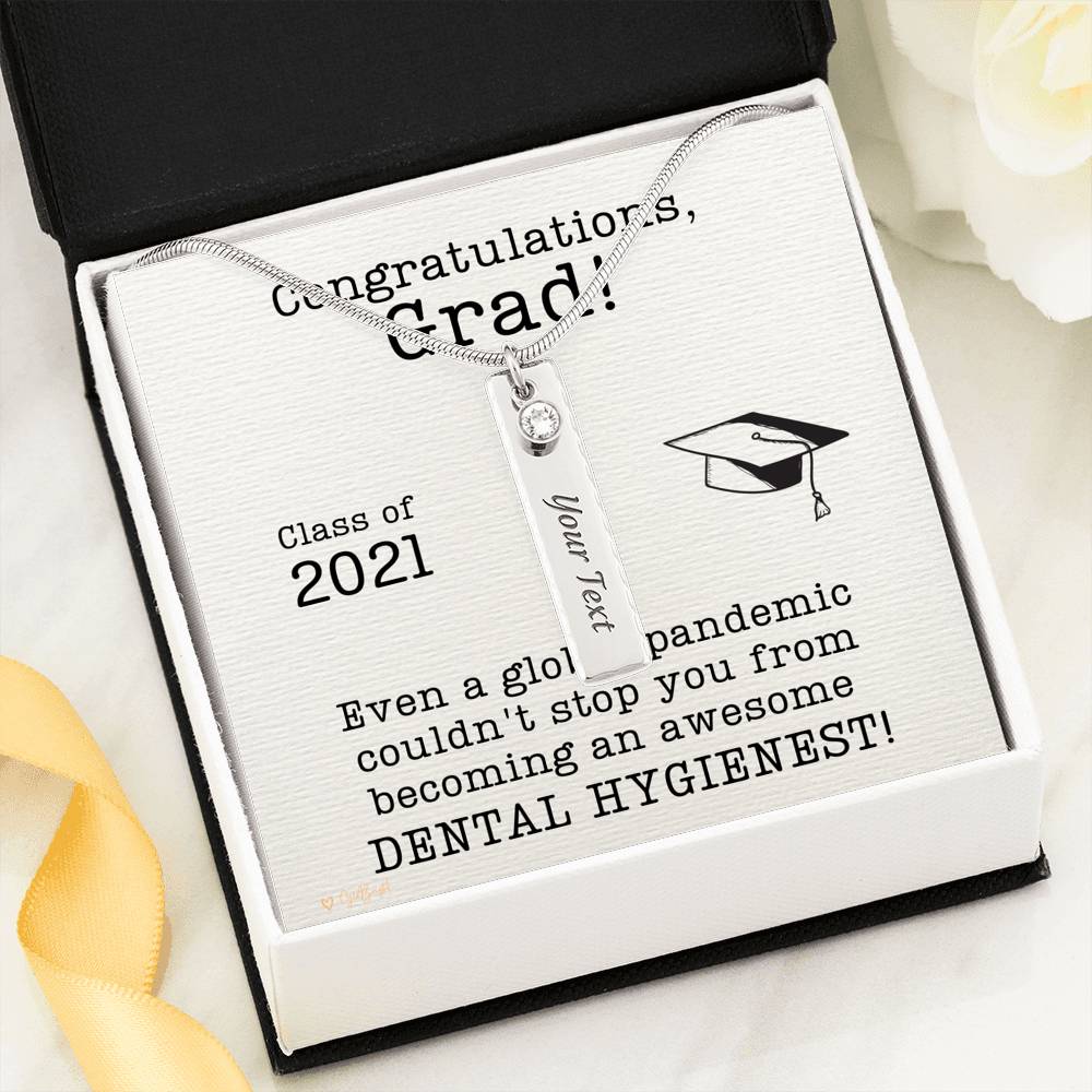 Dental Hygienest Graduation Gift for Her Class of 2021 Knot Necklace 1033b