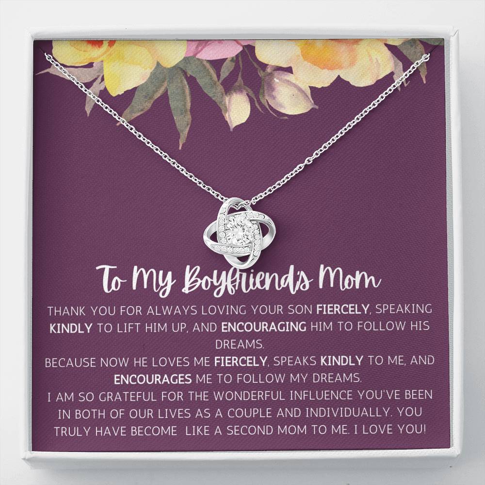 Gift for Boyfriend's Mom, Birthday Present for Boyfriends Mom, Boyfriend's Mom Necklace, Boyfriends Mom Mother's Day Gift,