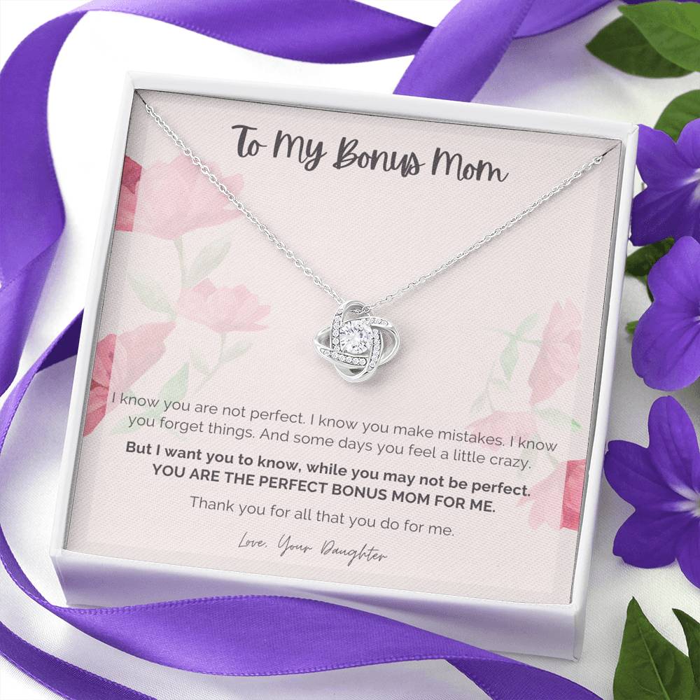 Bonus Mom Gift, Bonus Mom Mother's Day Gift, Thank you Bonus Mom, Bonus Mom Necklace