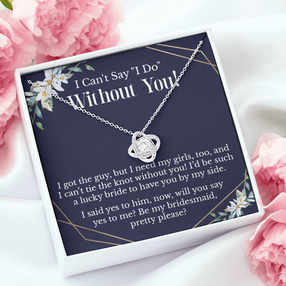 Bridesmaid Proposal Message Card Necklace Jewelry Gifts from Bride, Female Best Friends Request Invite Ideas, Pendant for Real Besties 208a
