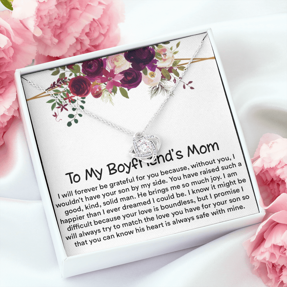 To My Boyfriends Mom Necklace, Mother's Day, Birthday, and Christmas Gift