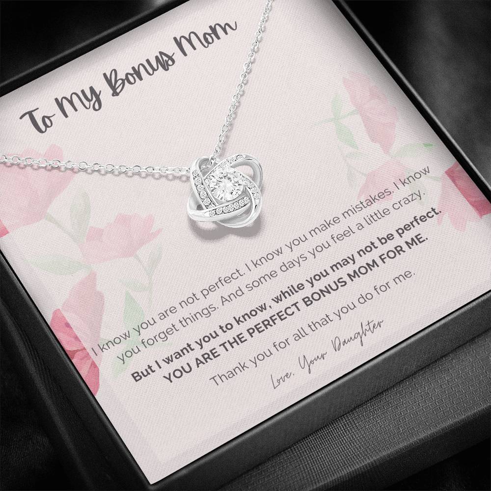 Bonus Mom Gift, Bonus Mom Mother's Day Gift, Thank you Bonus Mom, Bonus Mom Necklace