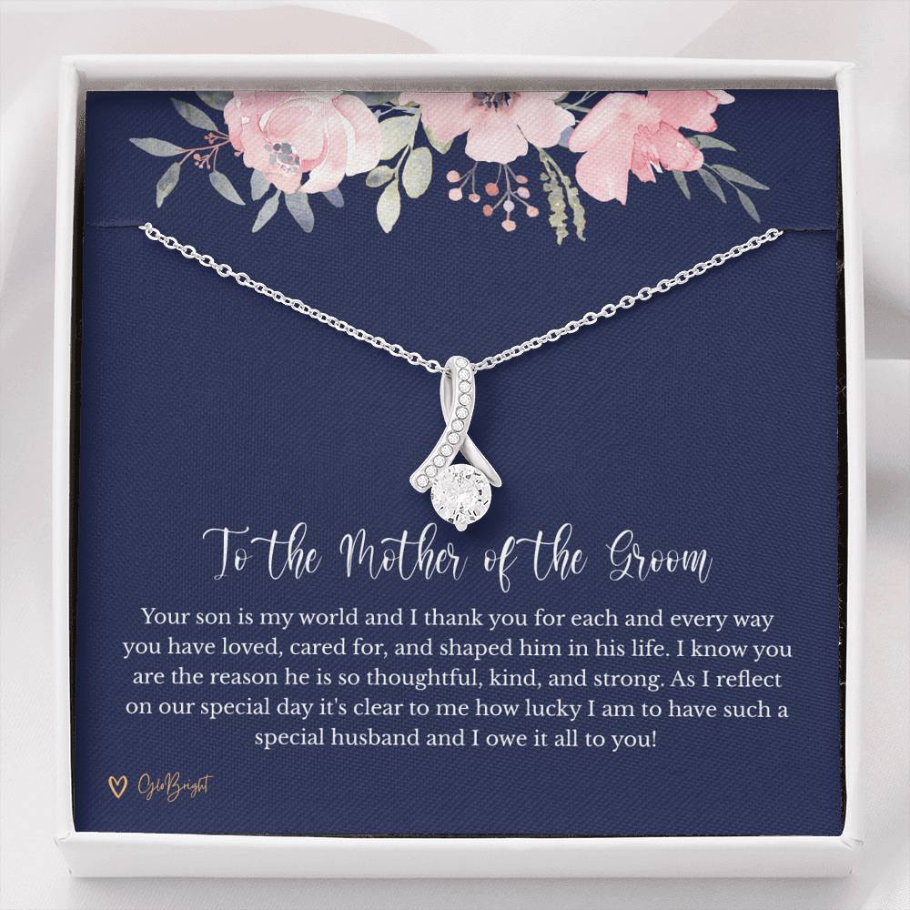 Mother of the Groom Gift from Bride, Wedding Gift for Mother in Law Necklace, Gift from Bride to Mother in Law 2046r