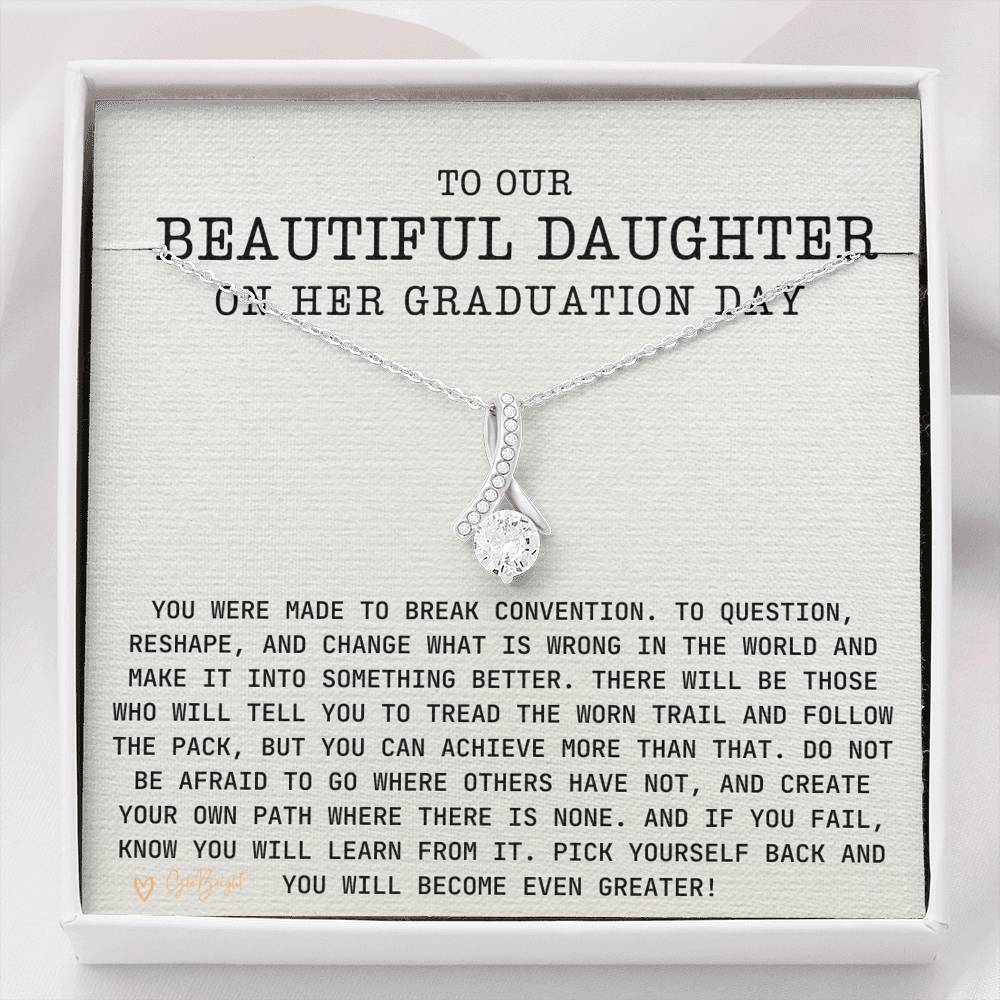 Graduation Gift for Daughter Graduation Pendant Necklace From Mom and Dad College and High School 2021 1072b