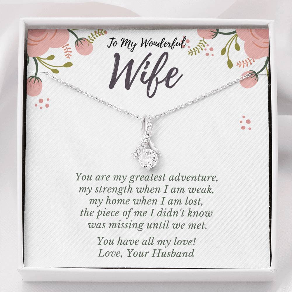 Valentine's Gift for Wife, Valentine's Jewelry for Wife, Valentine's Necklace, Anniversary Gift for Wife, Anniversary Necklace, Birthday Gift for Wife