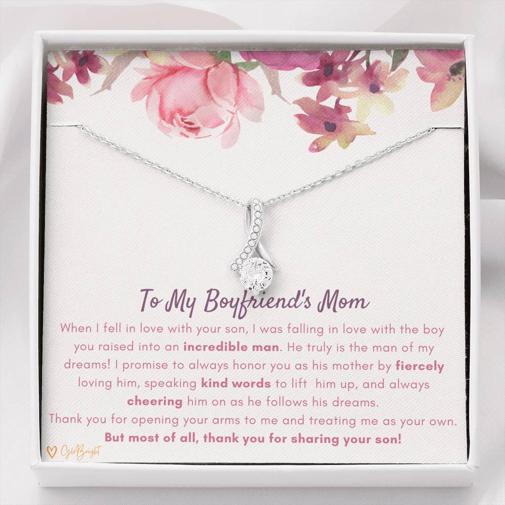 Buy To My Boyfriends Mom Necklace - Jewelry Gifts For Boyfriends Mom,  Mothers Day Gifts For Boyfriend'S Mom, To My Boyfriends Mom Gifts On  Birthday, Christmas, Thanksgiving, Valentines Online at desertcartINDIA
