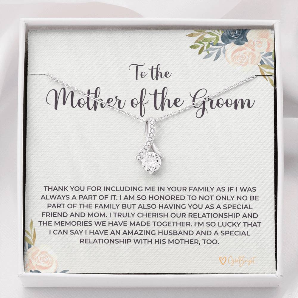 Mother of the Groom Gift from Bride for Future Mother in Law Necklace 2045k