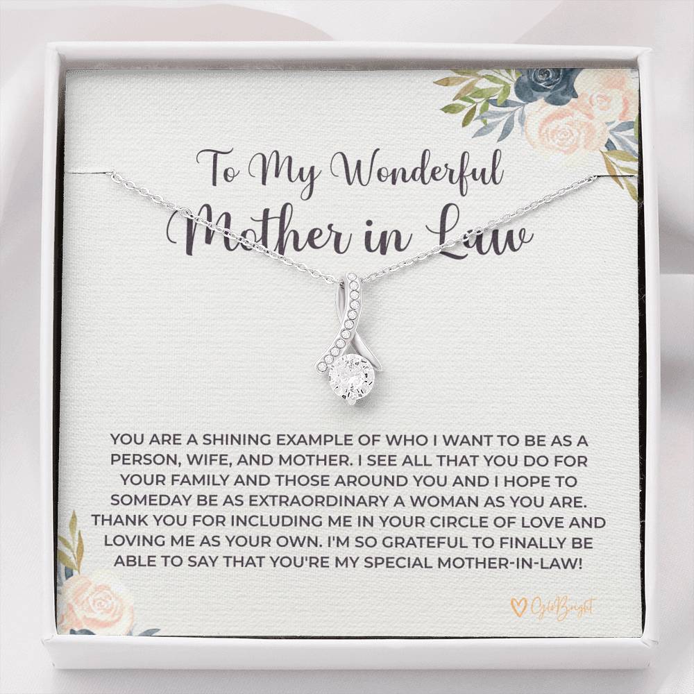 Mother of the Groom Gift from Bride, Wedding Gift for Mother in Law Necklace, Gift from Bride to Mother in Law 2045x