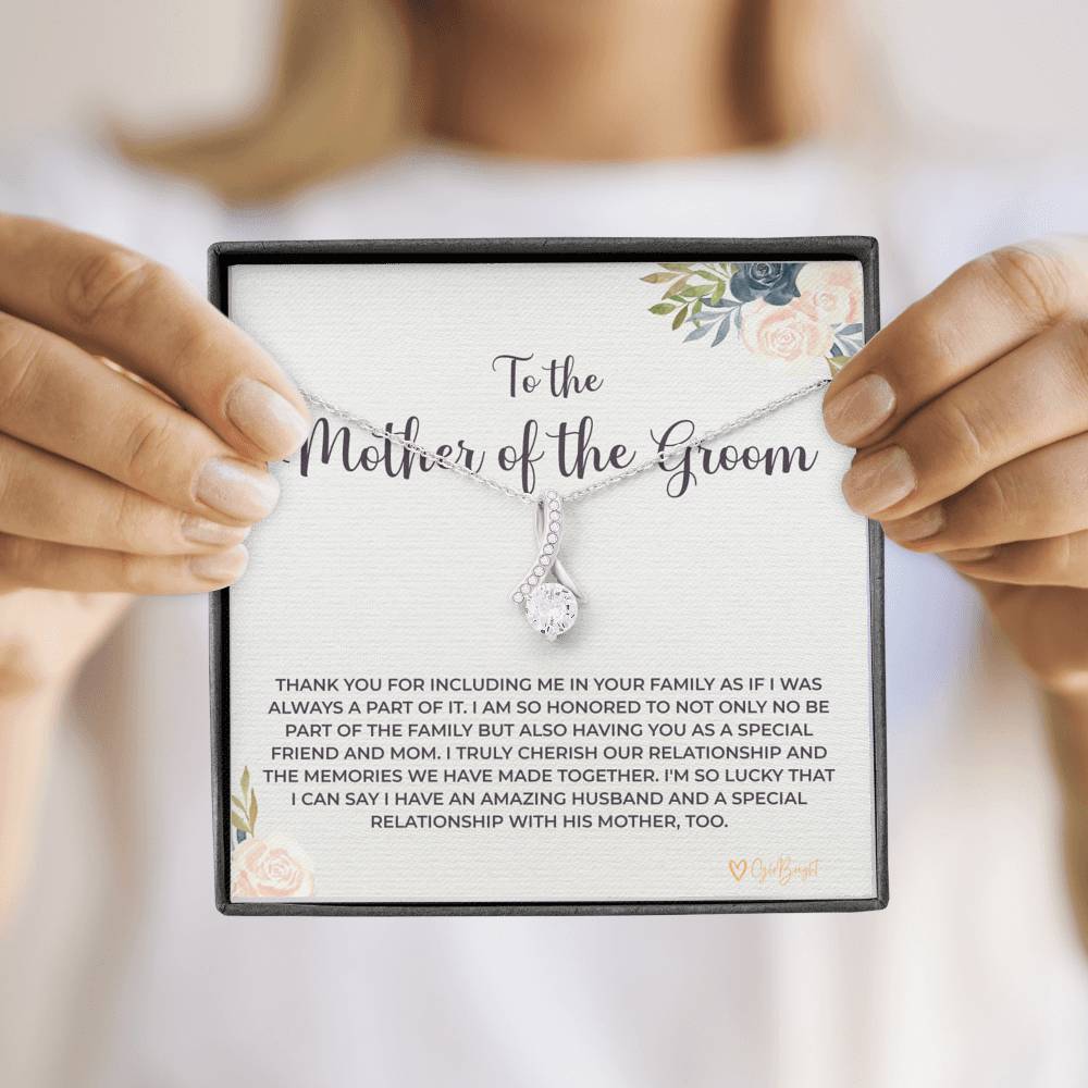 Mother of the Groom Gift from Bride for Future Mother in Law Necklace 2045k