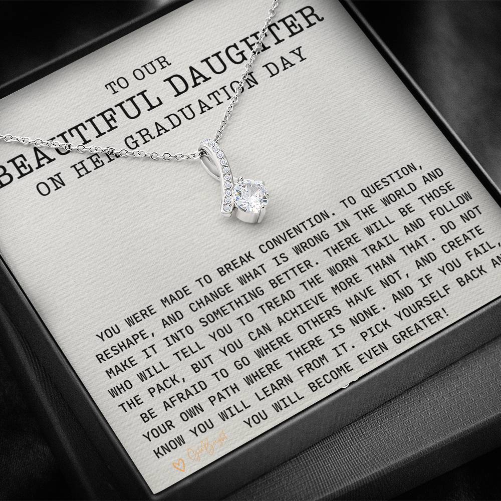 Graduation Gift for Daughter Graduation Pendant Necklace From Mom and Dad College and High School 2021 1072b