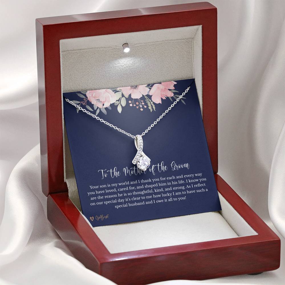 Mother of the Groom Gift from Bride, Wedding Gift for Mother in Law Necklace, Gift from Bride to Mother in Law 2046r