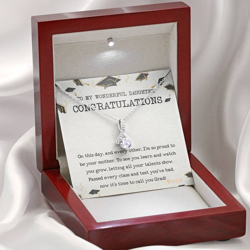 Graduation Gift Necklace for Her from Parents, High School Graduation Gift for Her, College Graduation Gift for Her 3013c