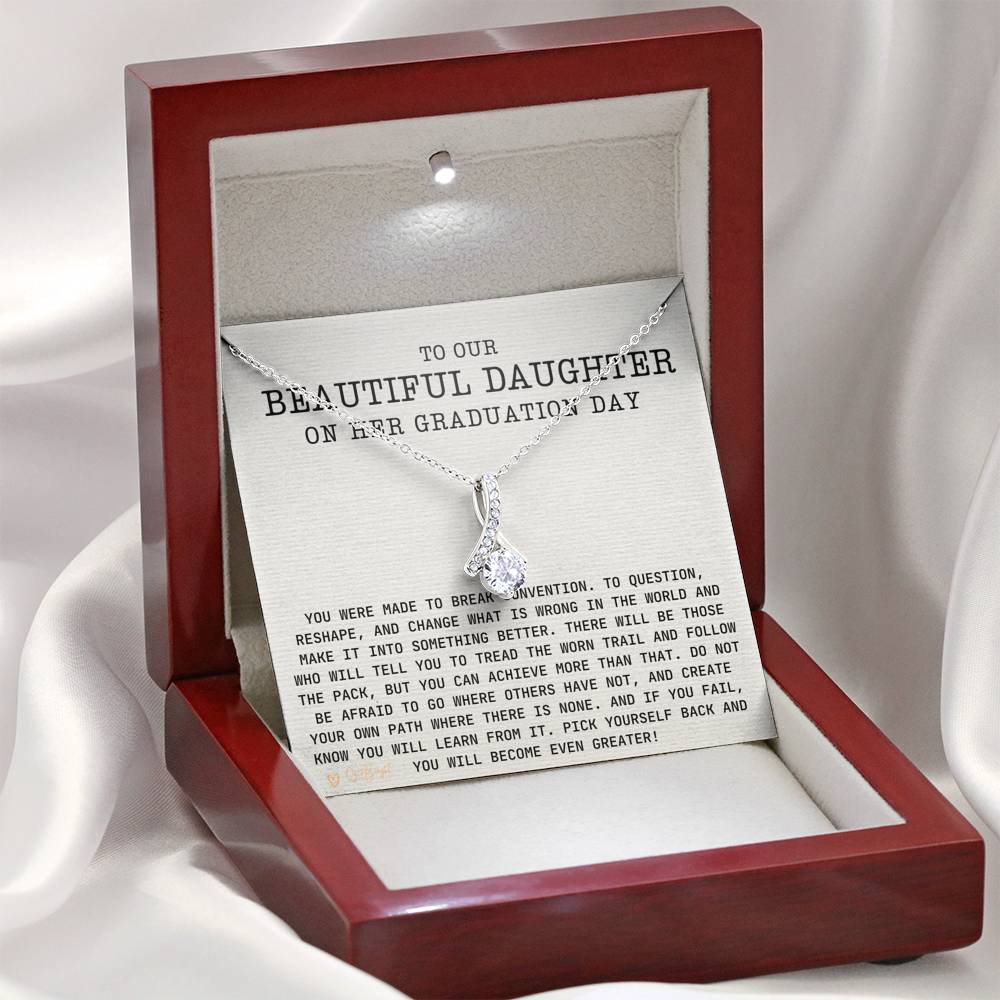 Graduation Gift for Daughter Graduation Pendant Necklace From Mom and Dad College and High School 2021 1072b
