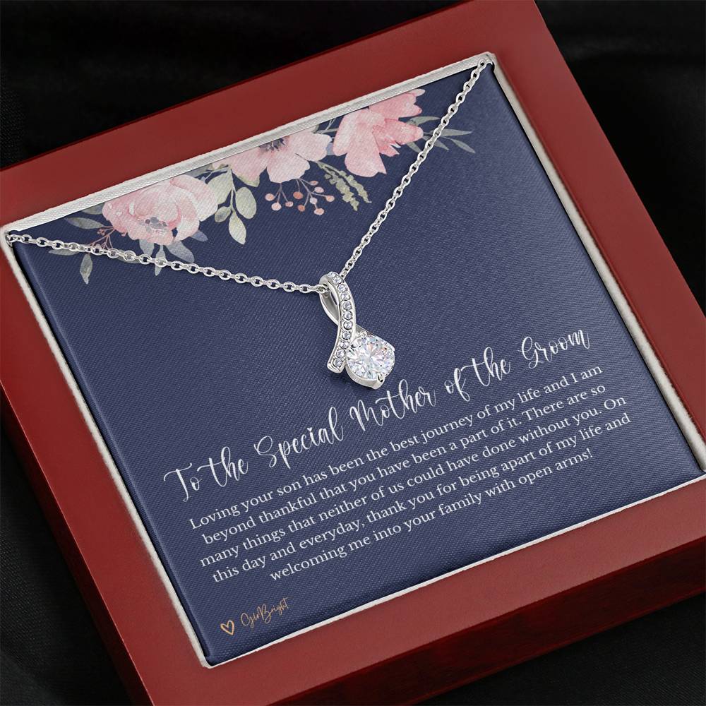 Mother of the Groom Gift from Bride, Wedding Gift for Mother in Law Necklace, Gift from Bride to Mother in Law 2046j