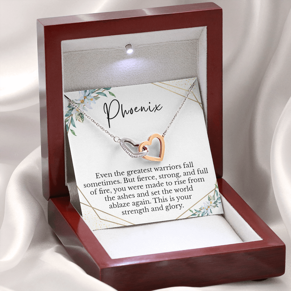 Strength Necklace Gift for Women, Inspirational Words Message Card Necklace Jewelry, Warrior Necklace, Encouragement Tiny Necklace Present 149.97b