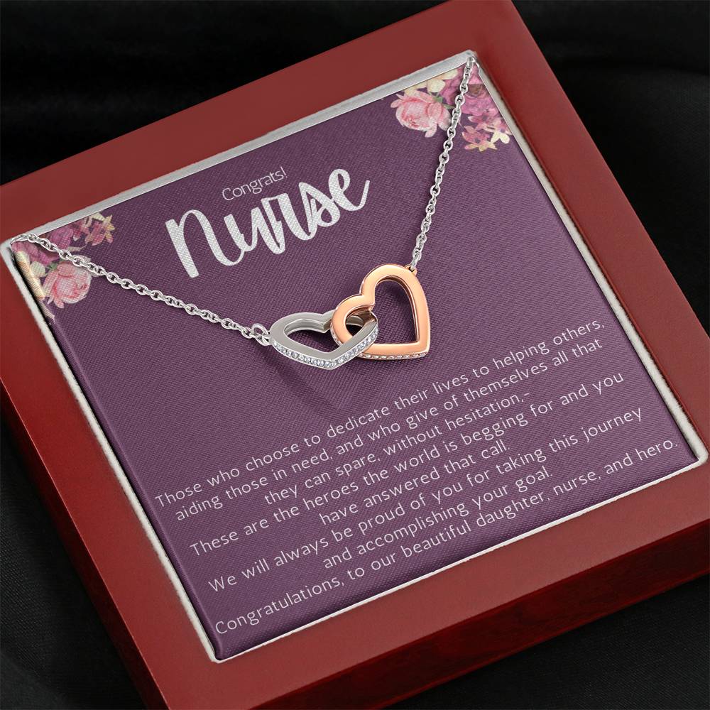 Nurse Graduation Gift for LPN RN, Nursing Graduation Gift Necklace from Mom, Nurse Gift for Graduation, Nursing Student Gift