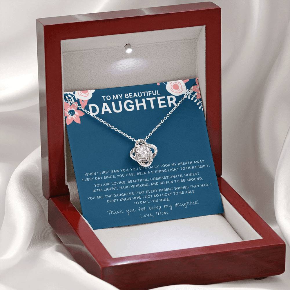 Valentine's Gift for Daughter from Mom, Valentine's Gift for Teenage Girl, Valentines Gift for Older Daughter,  Necklace for Daughter