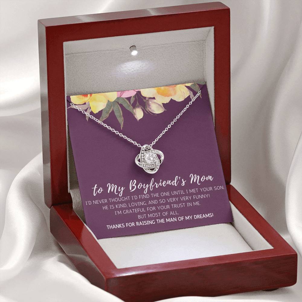 Gift for Boyfriend's Mom, Birthday Present for Boyfriends Mom, Boyfriend's Mom Necklace, Boyfriends Mom Christmas Gift